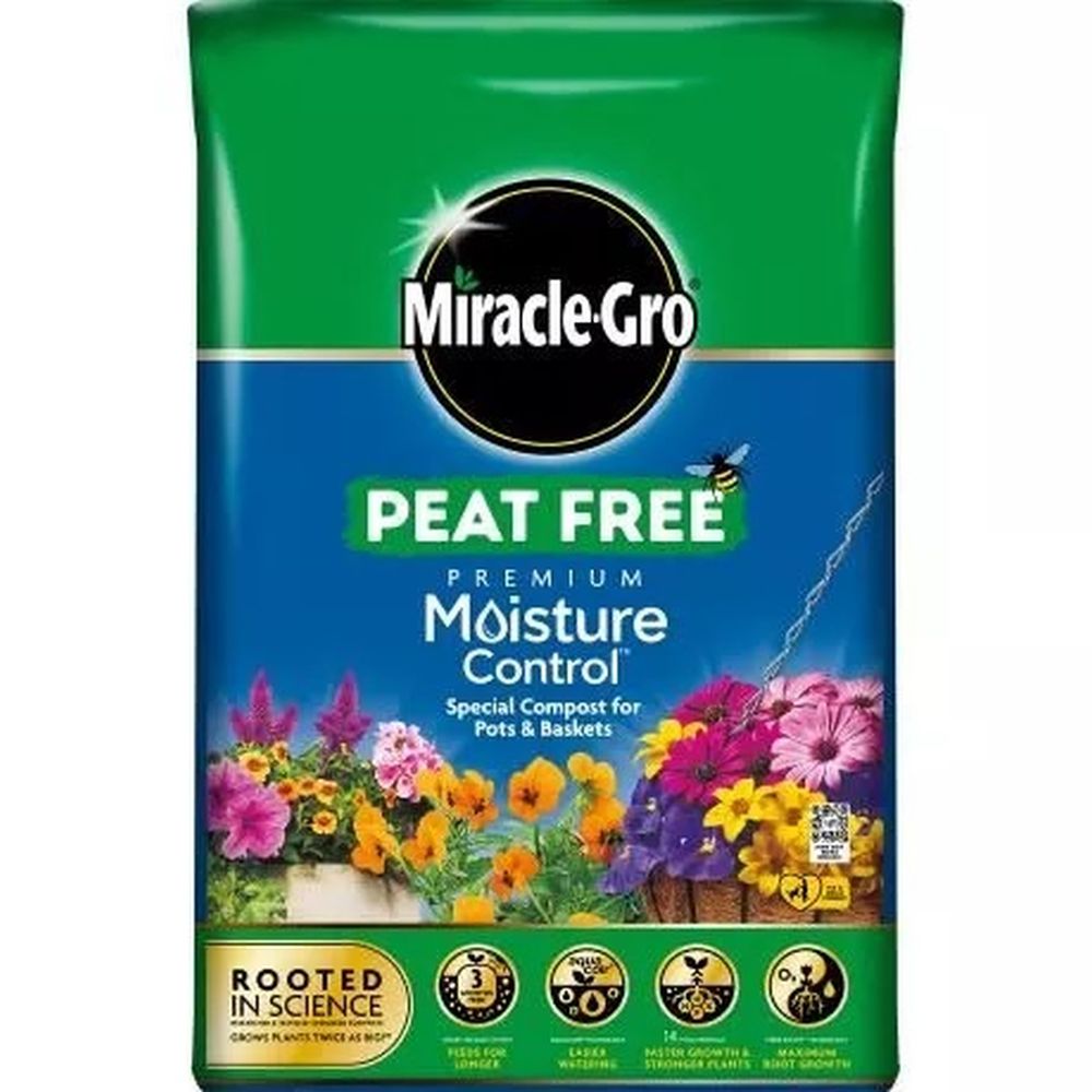 Miracle-Gro Peat Free Premium Moisture Control 40L